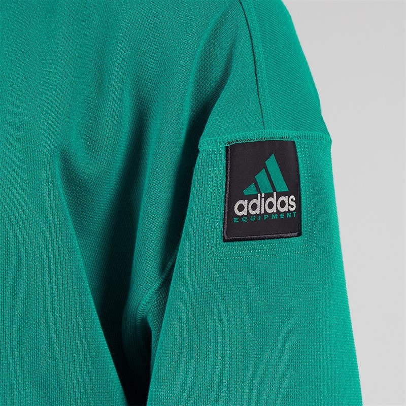 adidas Originals Herre EQT Reflekterende Rund Hals Sweatshirt Equipment Green - Billede 5