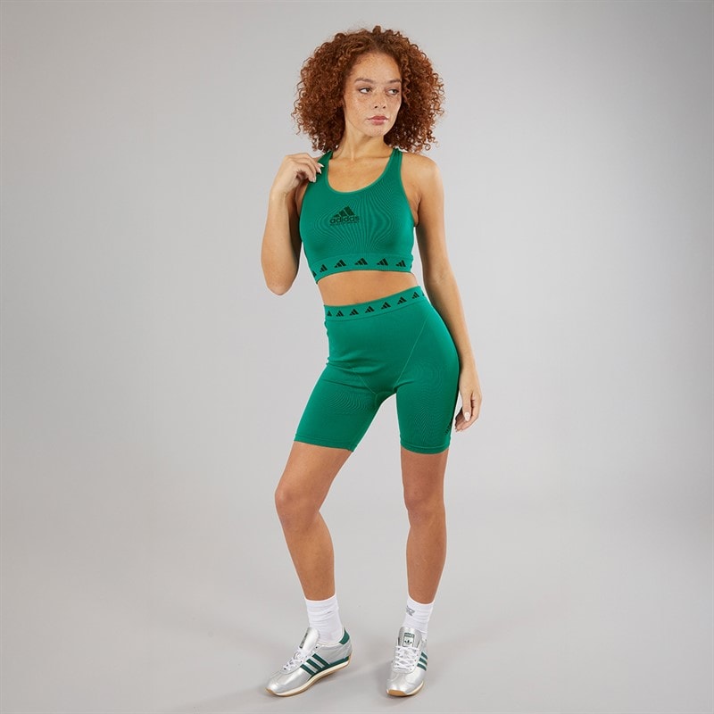 adidas Originals Dame EQT Tætsiddende Shorts Equipment Green - Billede 3