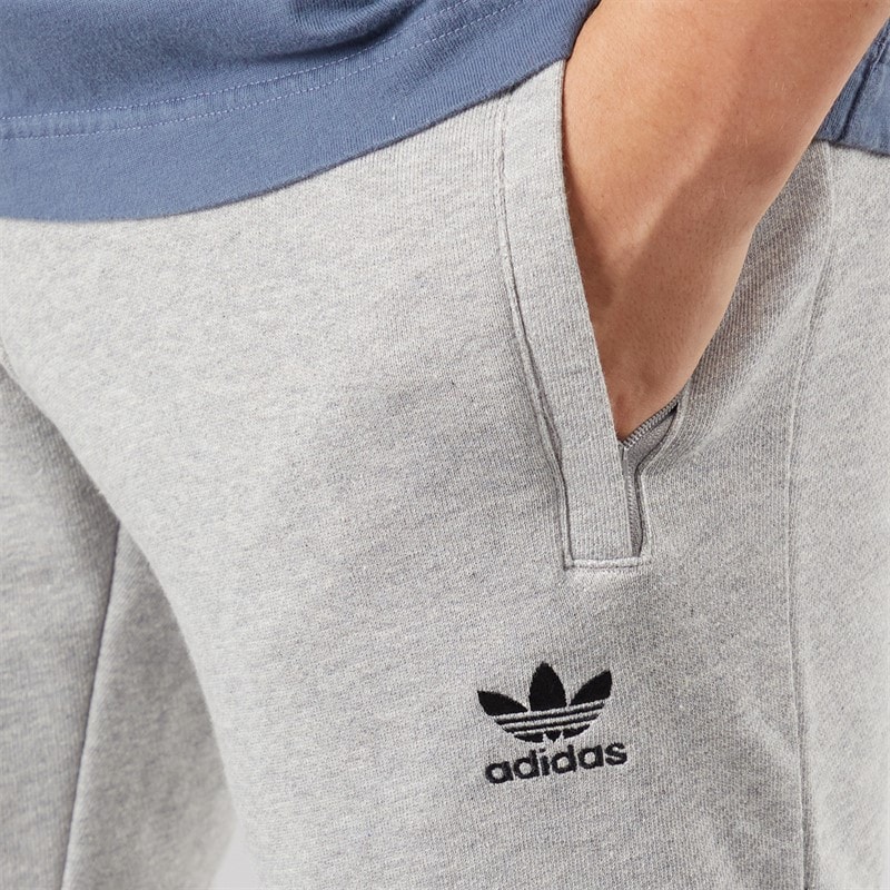 adidas Originals Herre Trefoil Essentials French Terry Joggingbukser Medium Grey Heather - Billede 5
