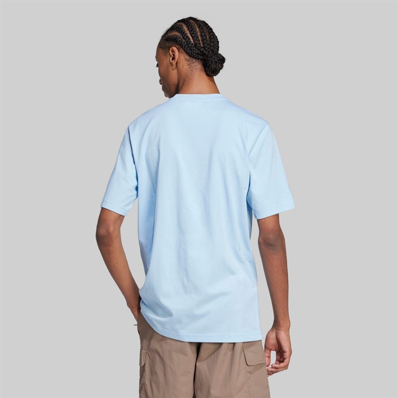 adidas Originals Herre Trefoil Essentials T-shirt Clear Sky - Billede 3