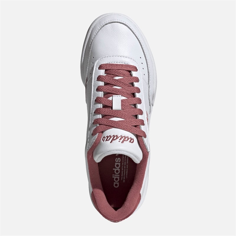 adidas Originals Dame Court Super Træningssko Cloud White/Preloved Crimson - Billede 4