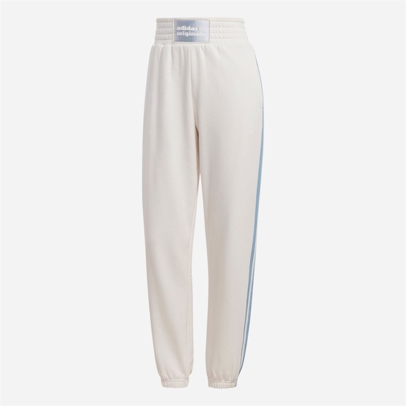 adidas Originals Dame Høj Talje Sweatpants Cloud White - Billede 1