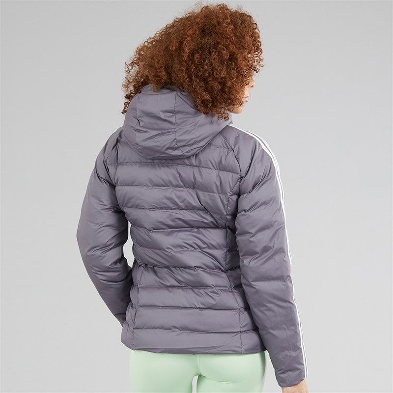 adidas Originals Dame Adicolor Vatteret Jakke Grå - Billede 2