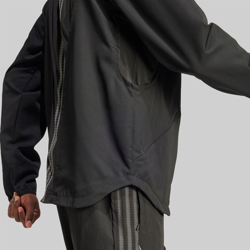 adidas Originals Herre Mode Arkiv Udskåret Jakke Sort - Billede 4
