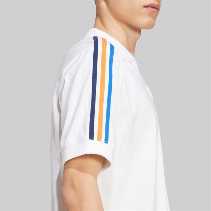 adidas Originals Herre Poloshirt Hvid - Billede 3