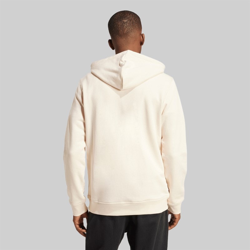 adidas Originals Herre Trefoil Essentials French Terry Hættetrøje Wonder White - Billede 2
