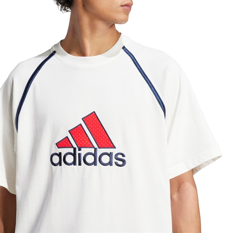 adidas Originals Herre Badge Of Sport T-shirt Cloud White - Billede 3