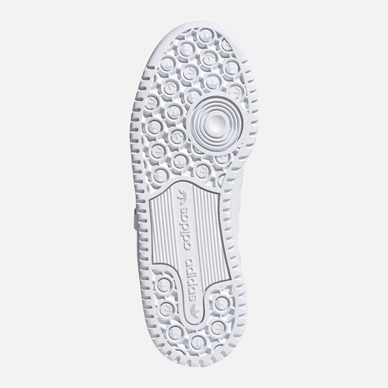 adidas Originals Junior Drenge Forum Mid træningssko Cloud White/Rød/Bright Blue - Billede 2