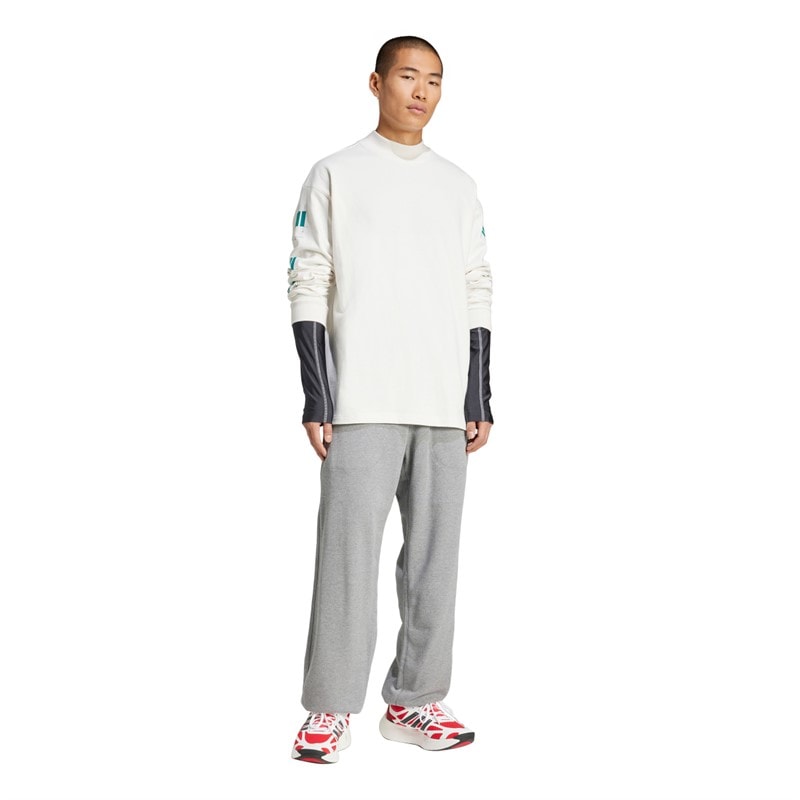 adidas Originals Herre EQT Grafik Langærmet T-shirt Cloud White - Billede 5