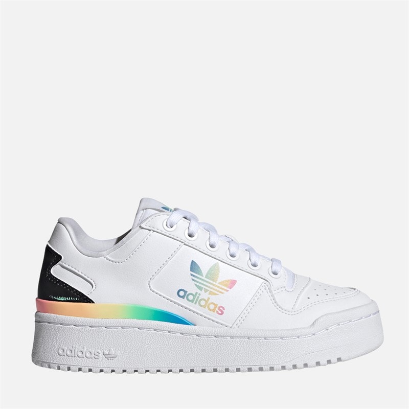 adidas Originals Junior Piger Forum Bold Træningssko Cloud White/Core Black/Pulse Mint - Billede 1