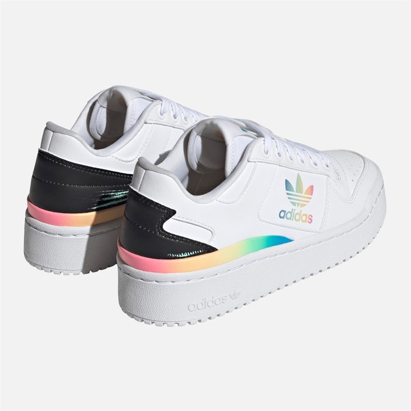adidas Originals Junior Piger Forum Bold Træningssko Cloud White/Core Black/Pulse Mint - Billede 3