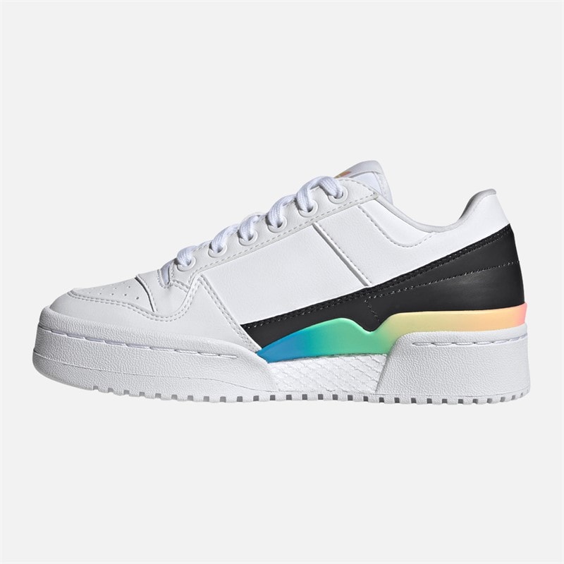 adidas Originals Junior Piger Forum Bold Træningssko Cloud White/Core Black/Pulse Mint - Billede 5