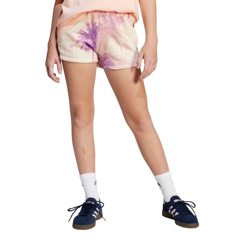 adidas Originals Junior Piger AOP Shorts Semi Pink Spark/Multicolor