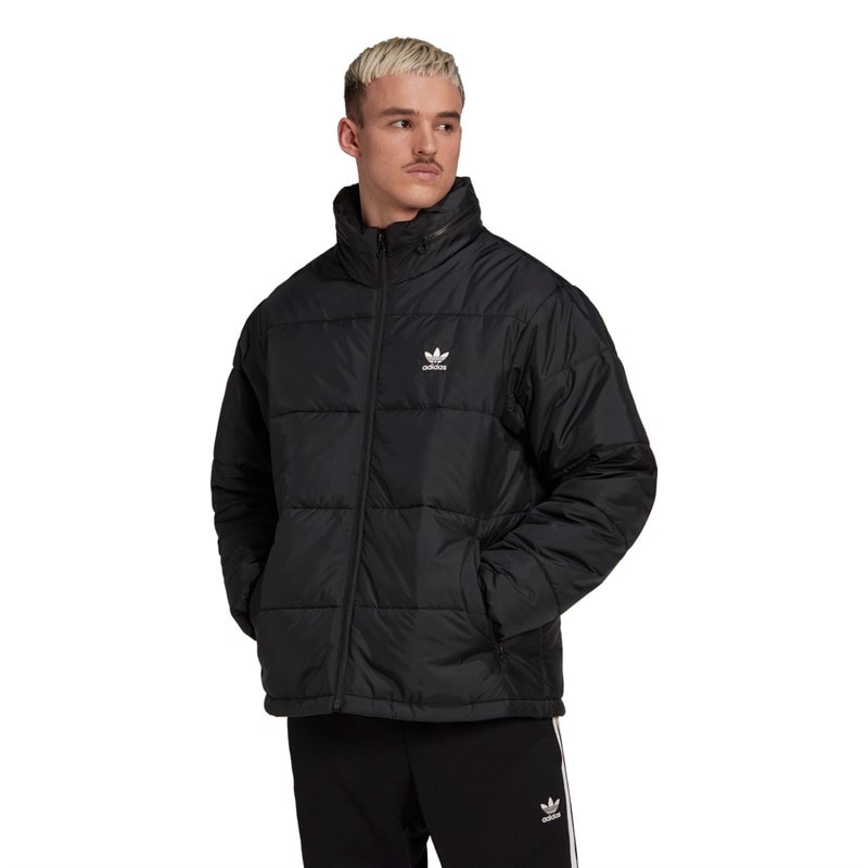 adidas Originals Herre Essentials Polstret Dunjakke Sort - Billede 2