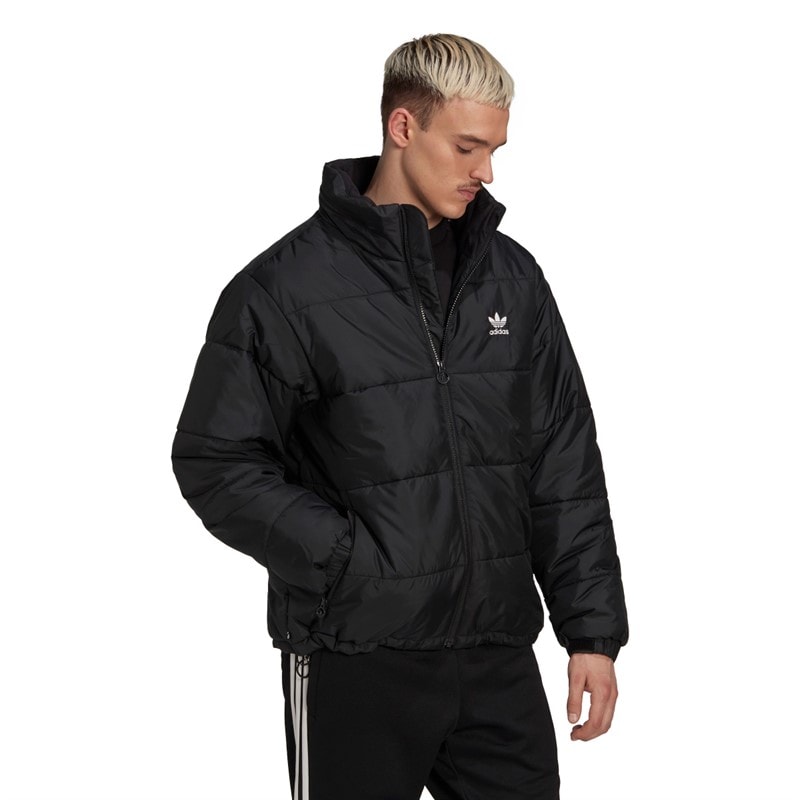 adidas Originals Herre Essentials Polstret Dunjakke Sort - Billede 4