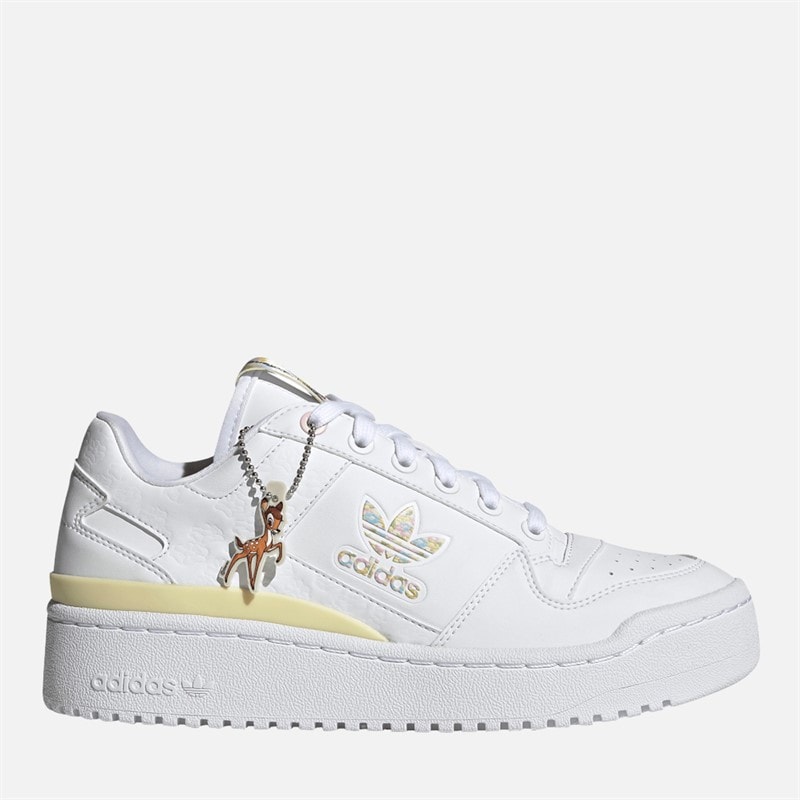 adidas Originals Dame X Disney Forum Bold Træningssko Cloud White/Silver Metallic/Core Black
