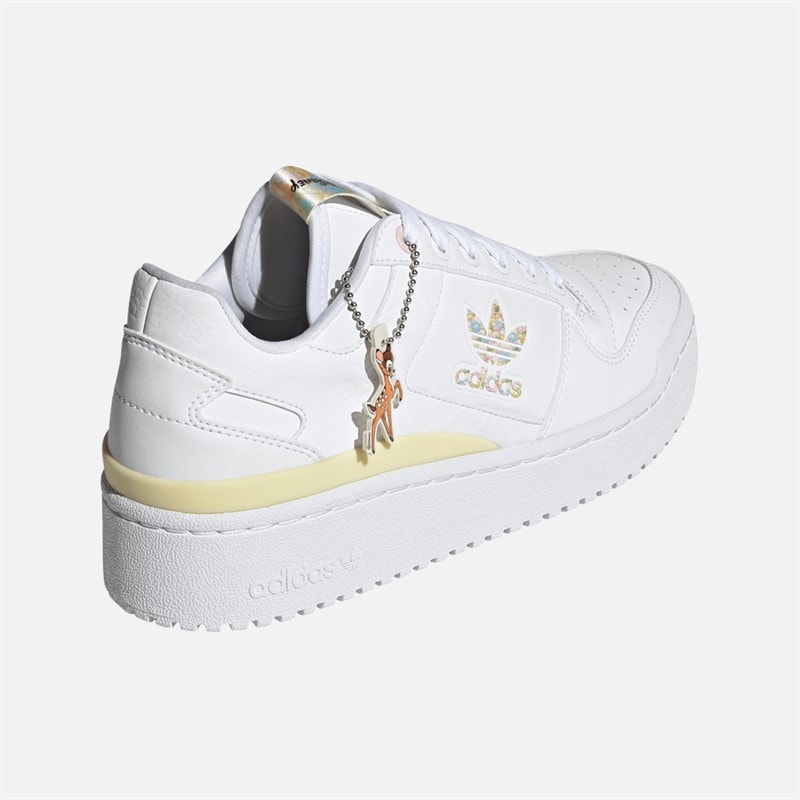 adidas Originals Dame X Disney Forum Bold Træningssko Cloud White/Silver Metallic/Core Black - Billede 3