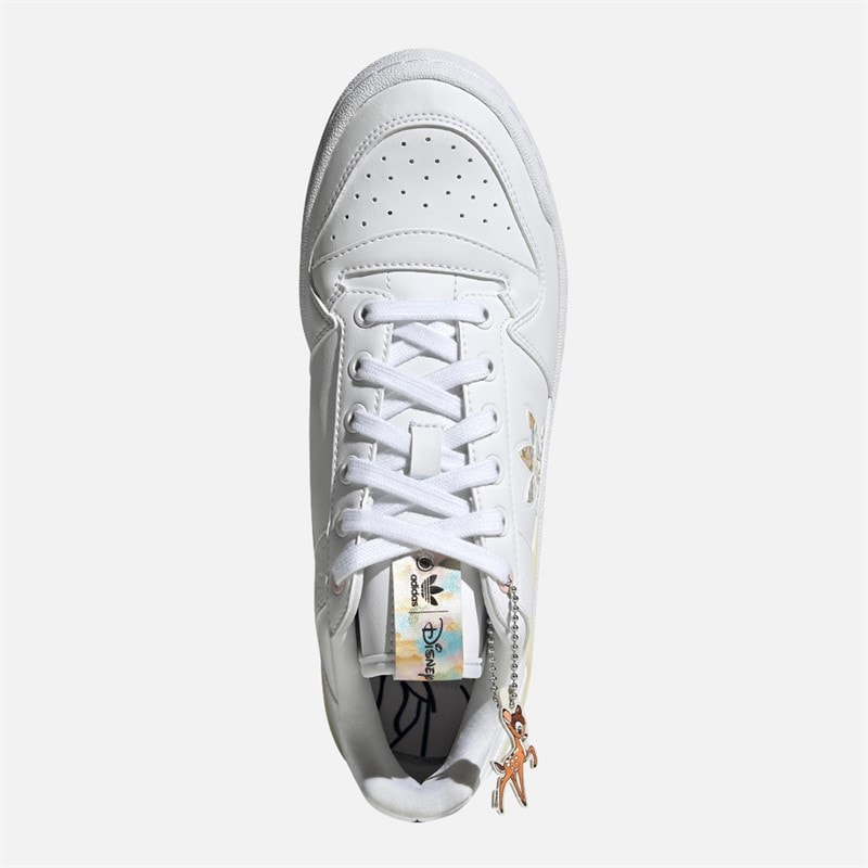 adidas Originals Dame X Disney Forum Bold Træningssko Cloud White/Silver Metallic/Core Black - Billede 4