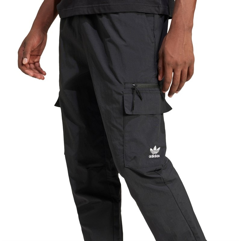 adidas Originals Herre Trefoil Essentials Vævede Cargo Bukser Sort - Billede 3
