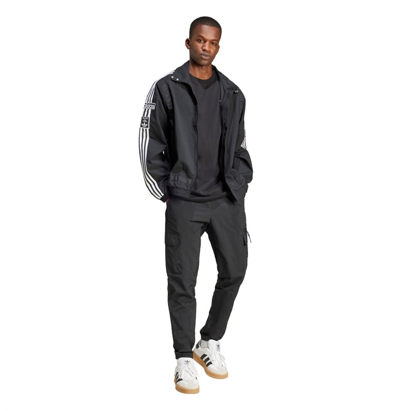 adidas Originals Herre Trefoil Essentials Vævede Cargo Bukser Sort - Billede 4