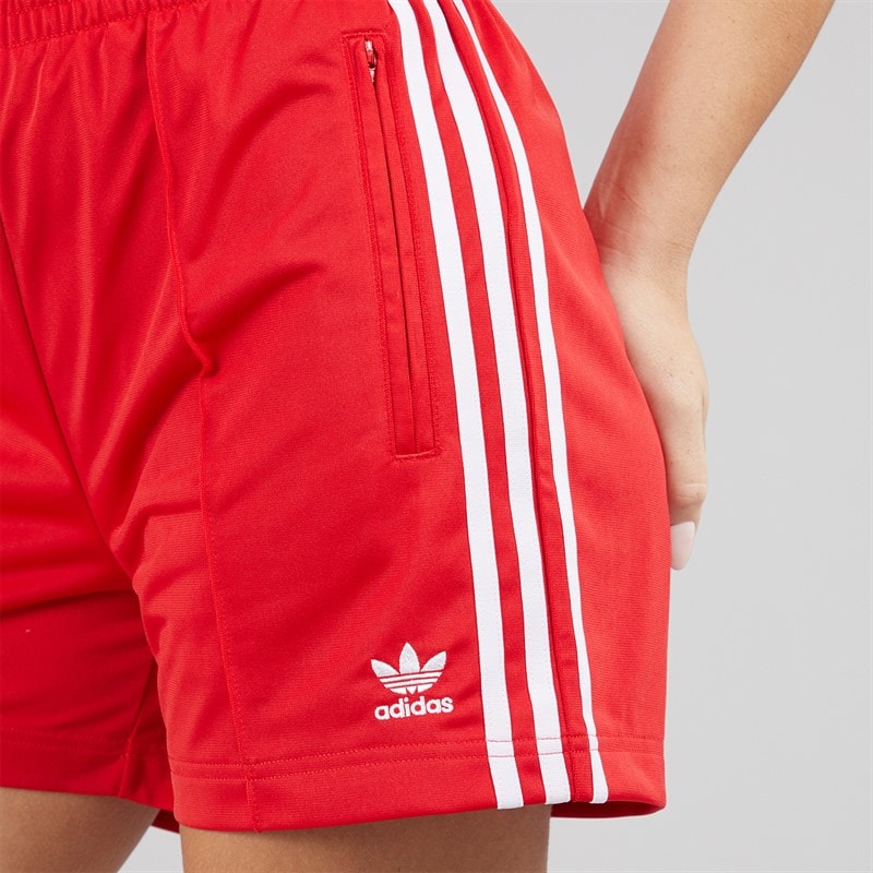 adidas Originals Dame Adicolor Firebird Shorts Better Scarlet/Hvid - Billede 3