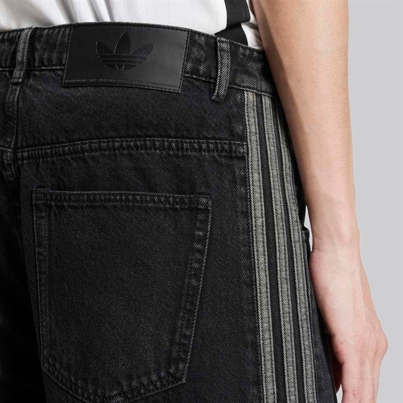 adidas Originals Herre Firebird Adicolor Denim Bukser True Black Denim - Billede 4