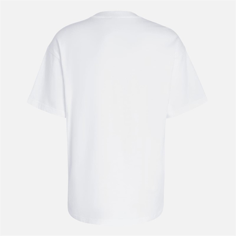 adidas Originals Herre X Marvel Ghost Rider Oversized T-Shirt Cream White - Billede 2