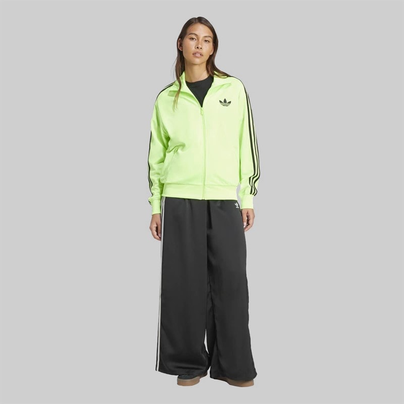 adidas Originals Dame Adicolor Klassisk Firebird Løstsiddende Træningsjakke Signal Green/Sort - Billede 4