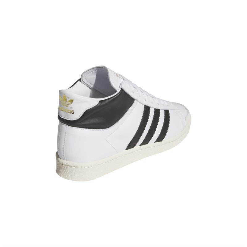 adidas Originals Herre Jabbar Høje Træningssko Cloud White/Core Black/Off White - Billede 3
