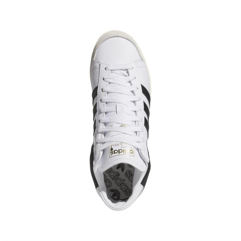 adidas Originals Herre Jabbar Høje Træningssko Cloud White/Core Black/Off White - Billede 4