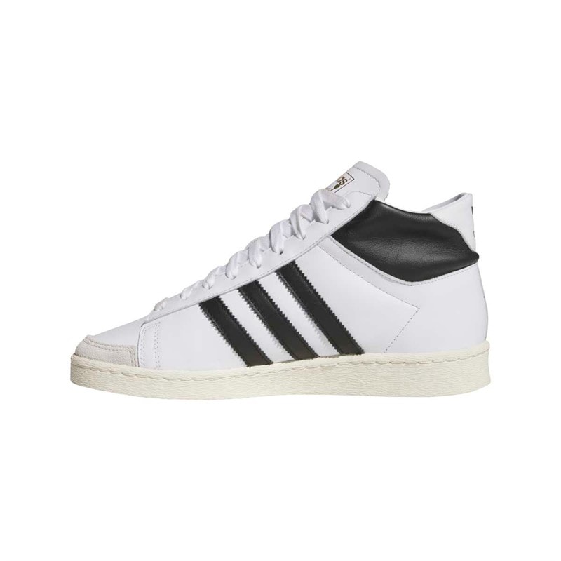 adidas Originals Herre Jabbar Høje Træningssko Cloud White/Core Black/Off White - Billede 5