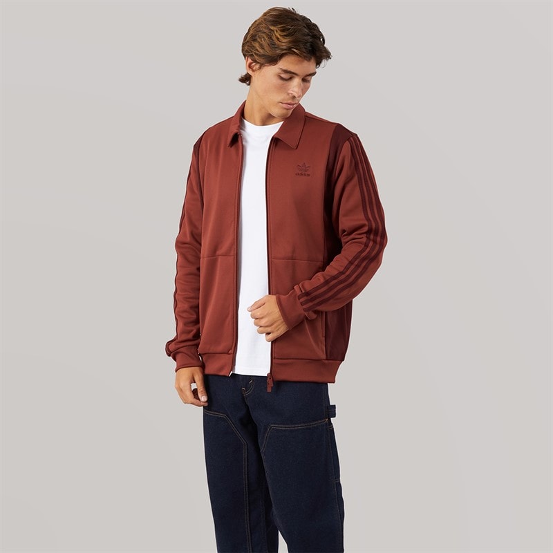 adidas Originals Herre Adicolor Panel Track Top Pure Ruby/Shadow Red - Billede 3