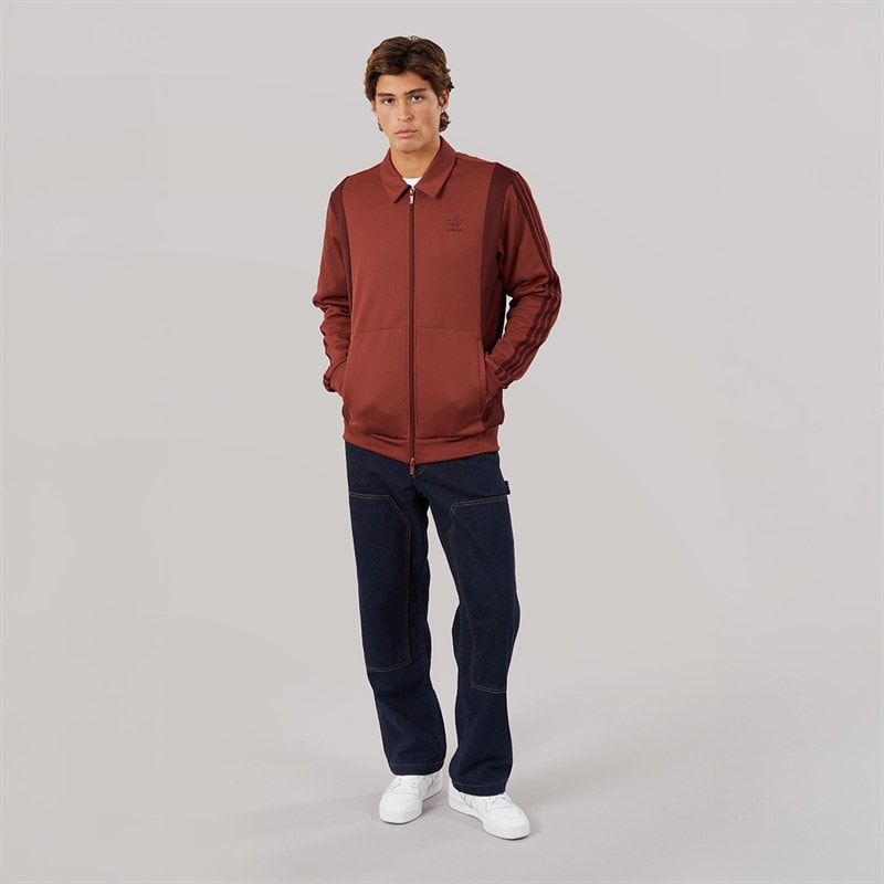 adidas Originals Herre Adicolor Panel Track Top Pure Ruby/Shadow Red - Billede 4