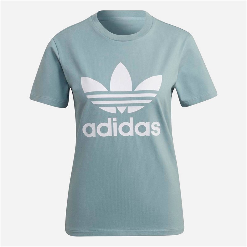 adidas Originals Dame Adicolor Classics Trefoil T Shirt Magic Grey