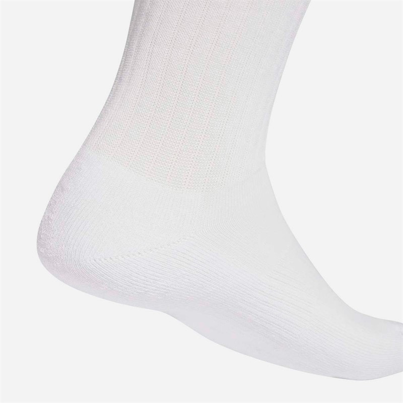 adidas Originals 3 Striber Fodbold Knæstrømper Hvid/Sort - Billede 4