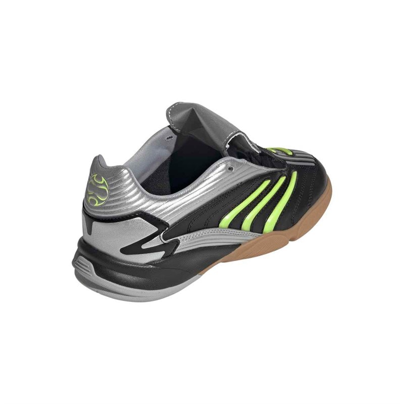 adidas Originals Junior Predator Sala Træningssko Core Black/Signal Green/Silver Metallic - Billede 3