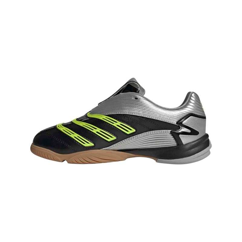 adidas Originals Junior Predator Sala Træningssko Core Black/Signal Green/Silver Metallic - Billede 5