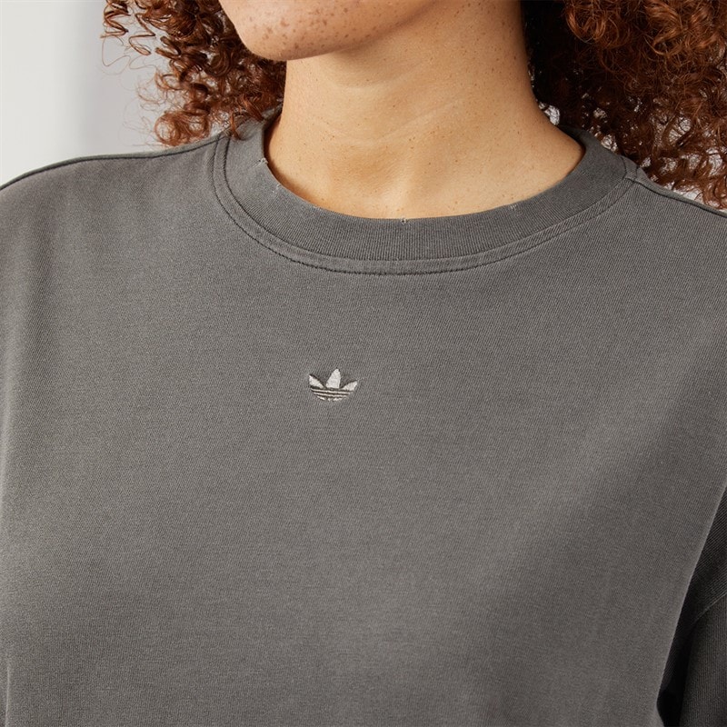 adidas Originals Dame Vasket Oversized T-shirt Utility Black - Billede 3