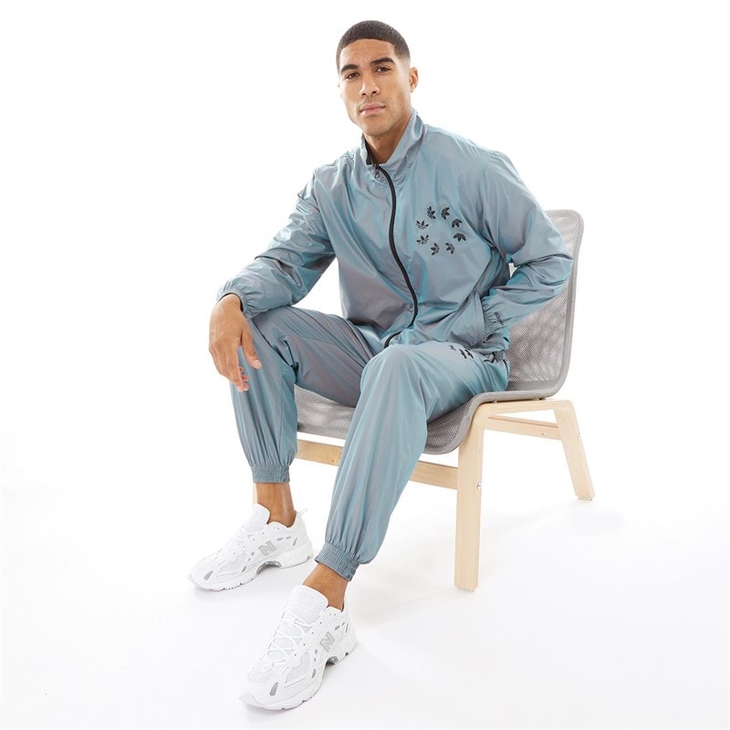 adidas Originals Herre Adicolor Stered Trefoil Joggingbukser Metallisk - Billede 3