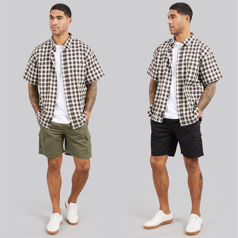 Marcus Herre Duran Cargo Shorts To-pak Mix Farver - Billede 3