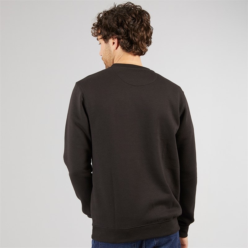 Marcus Herre Colin Print Sweatshirt Sort - Billede 2