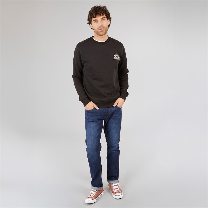 Marcus Herre Colin Print Sweatshirt Sort - Billede 4