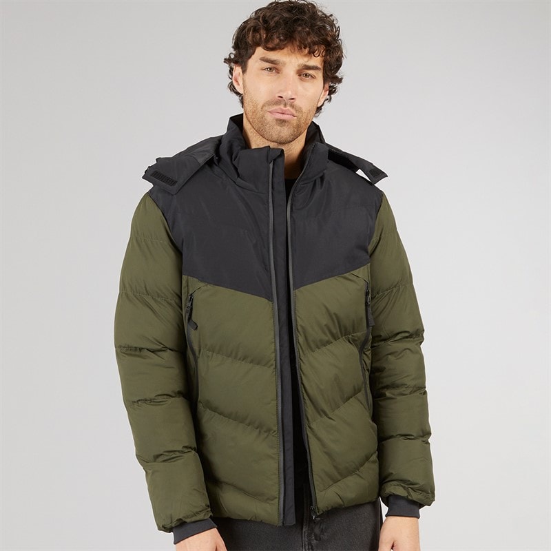 Marcus Herre Lebron Kort Jakke Olive Green