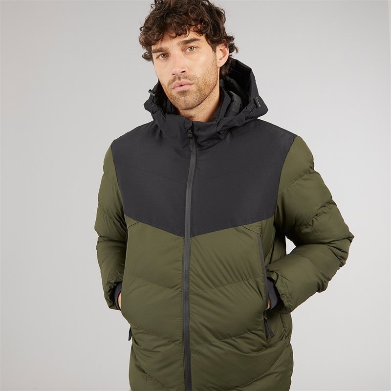 Marcus Herre Lebron Kort Jakke Olive Green - Billede 3