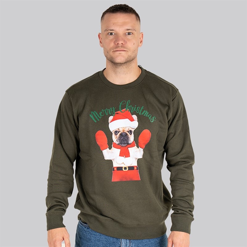 Marcus Herre Jule Sweater Olive Green - Billede 1