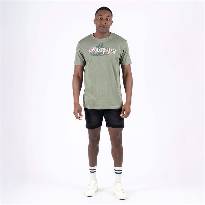 Marcus Herre Kolton T-shirt Agave Grøn S//Agave Green - Billede 2