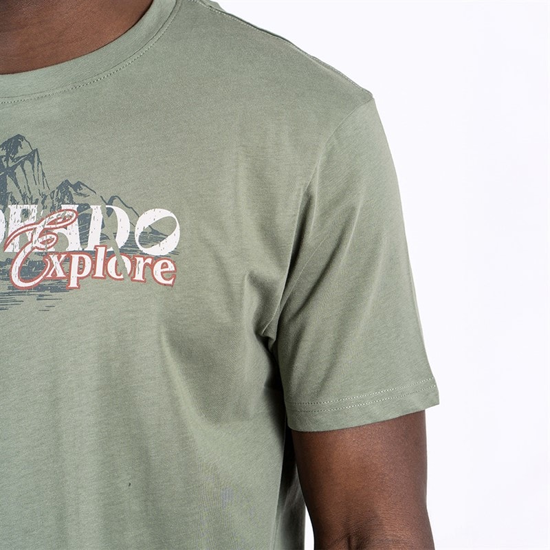 Marcus Herre Kolton T-shirt Agave Grøn S//Agave Green - Billede 3