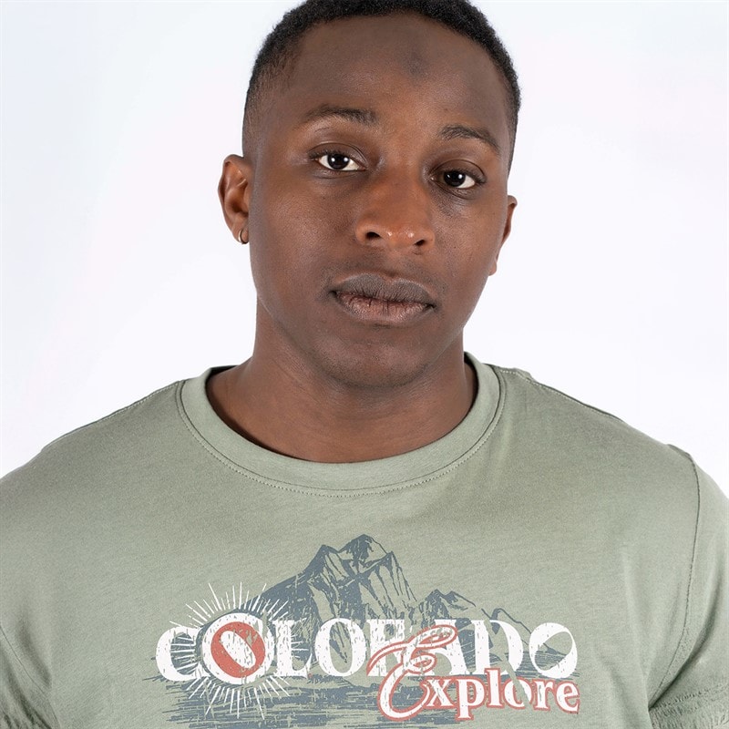 Marcus Herre Kolton T-shirt Agave Grøn S//Agave Green - Billede 4
