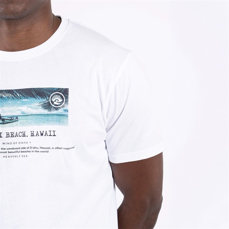 Marcus Herre Towson T-shirt Lys Hvid S//Bright White - Billede 3