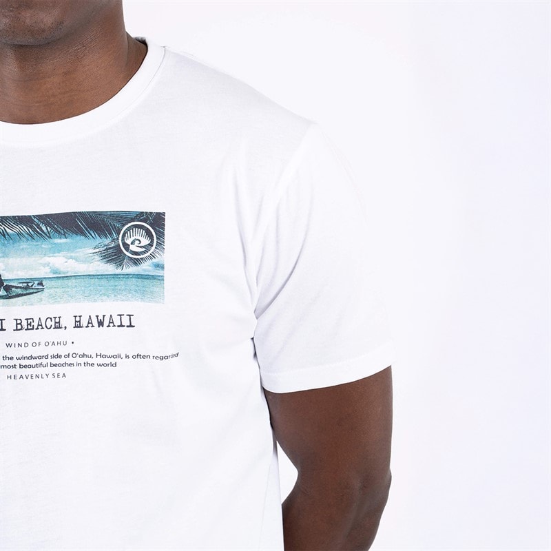 Marcus Herre Towson T-shirt Lys Hvid S//Bright White - Billede 5